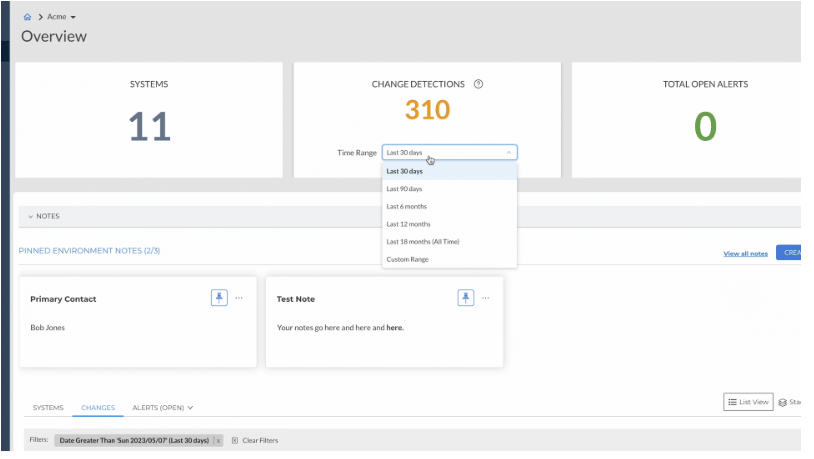 Change Detection June Release