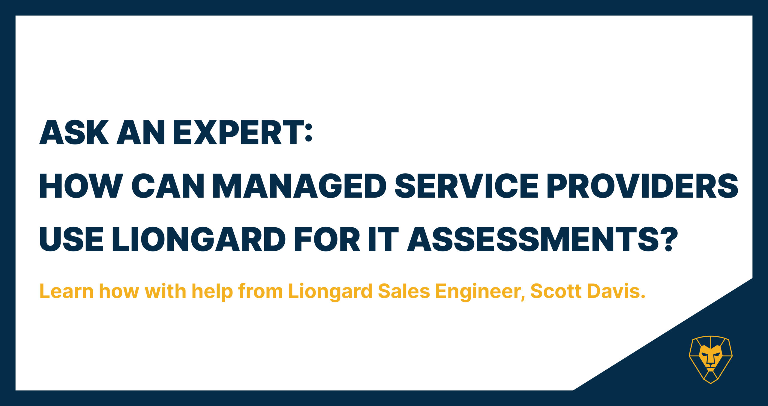 How to use liongard for an IT Assessment