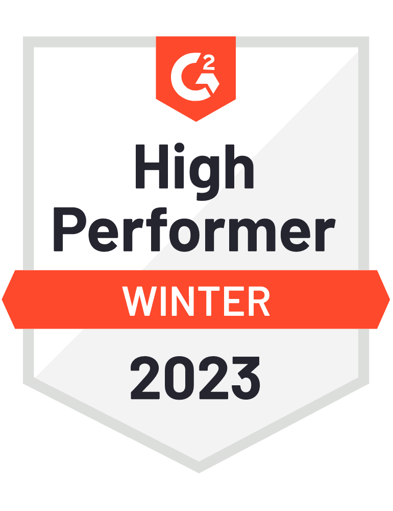 G2 IT Alerting High Performer - Winter 2023
