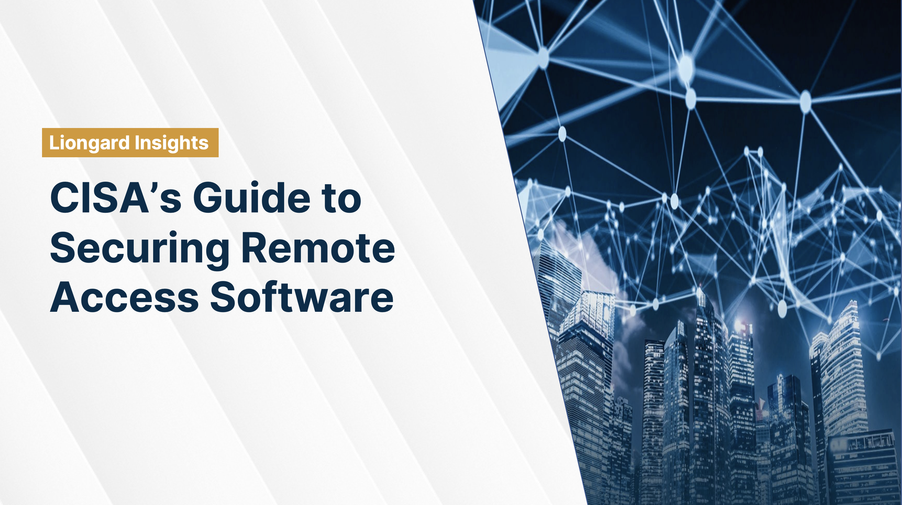 CISA'a guide to securing remote access software