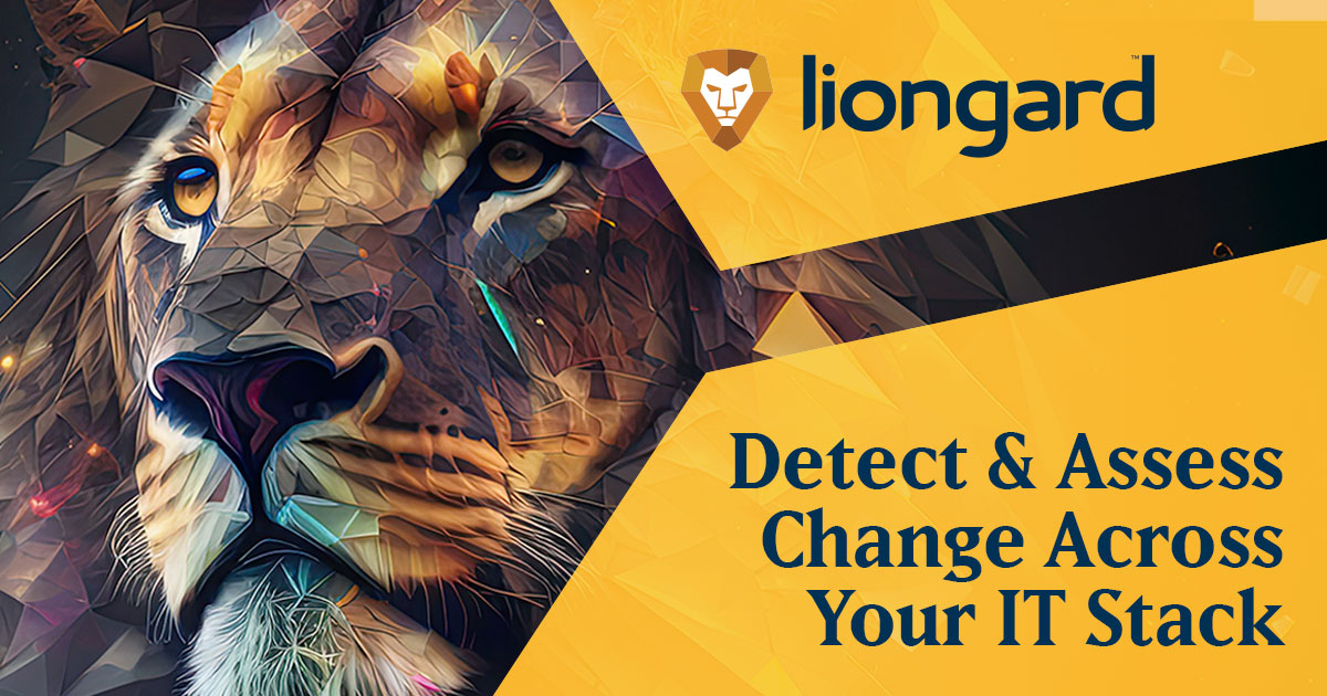 Detect & Assess Change Across your IT Stack with Image of a Lion