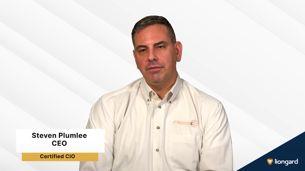 Video testimonial still of Steven Plumlee CEO of CertifiedCIO