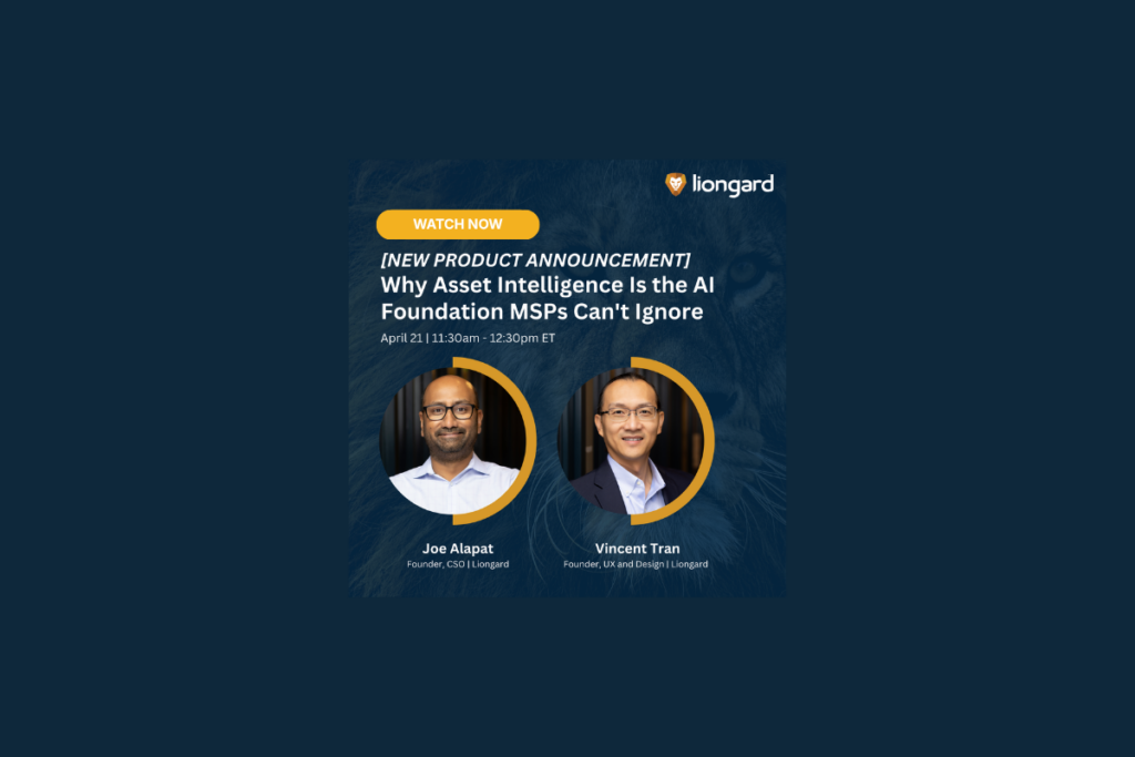 [New Product Announcement] Why Asset Intelligence Is the AI Foundation MSPs Can’t Ignore