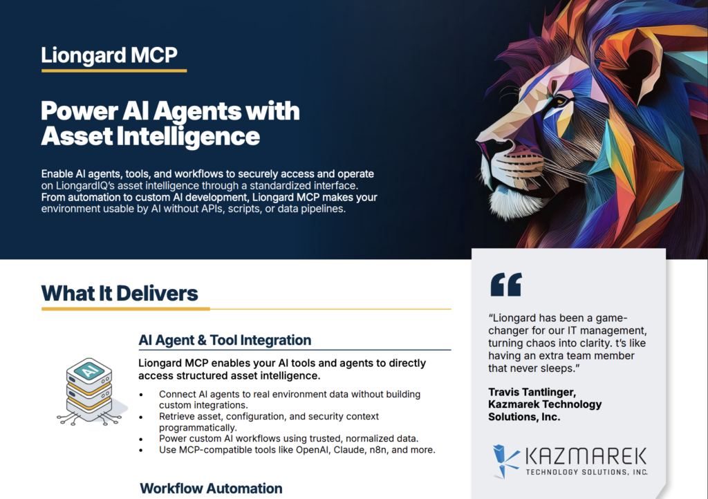 Liongard MCP One Pager