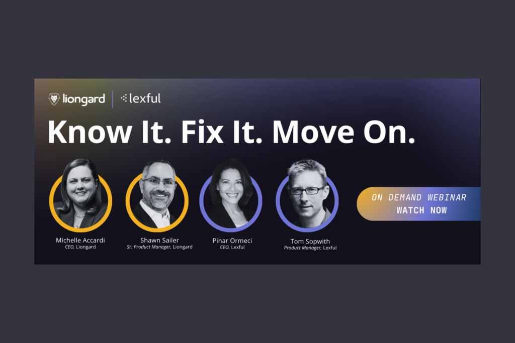 Know It. Fix It. Move On.